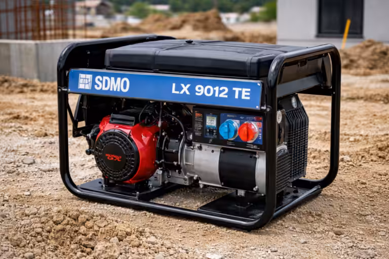 SDMO LX 9012 TE benzindrevet generator