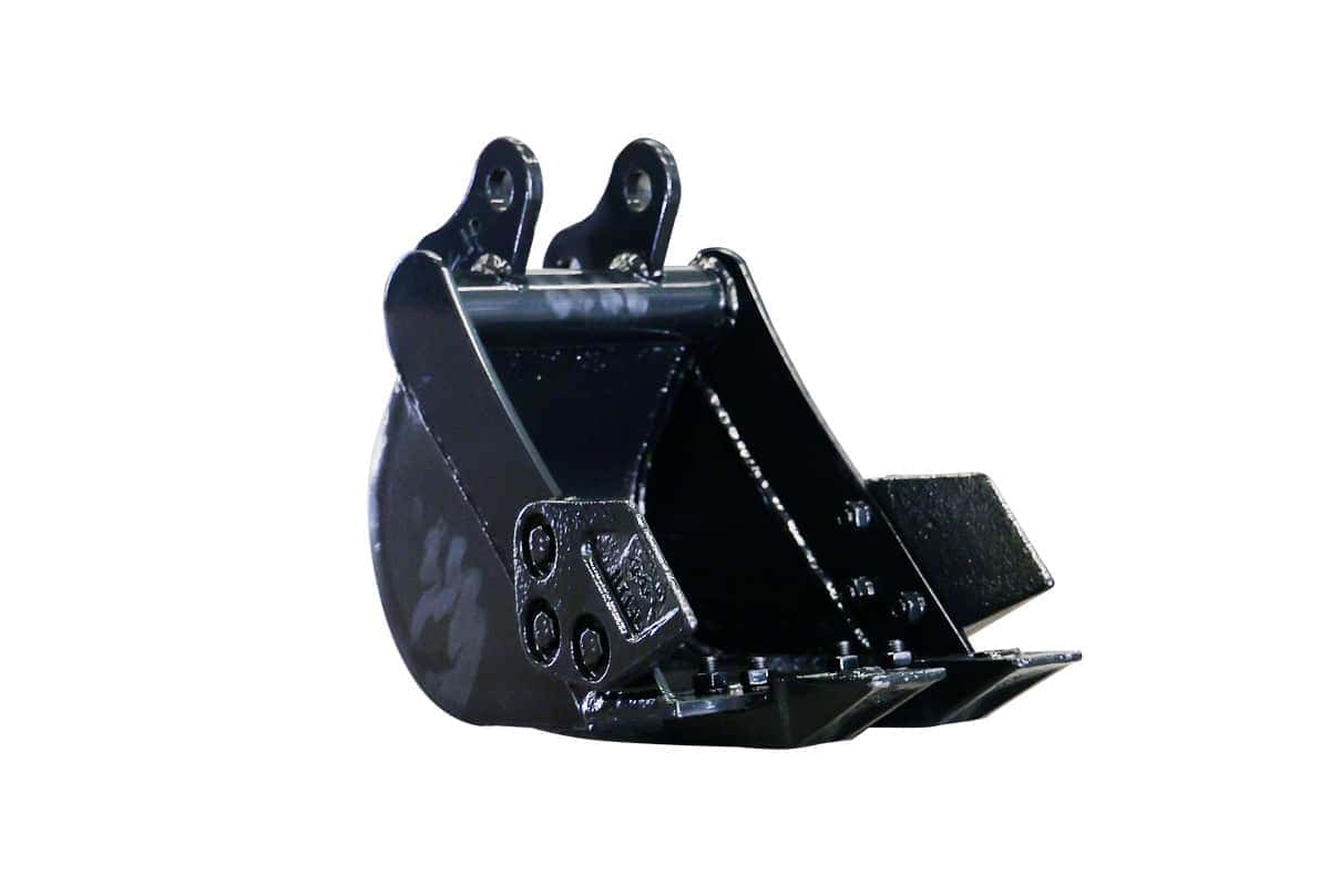 import placeholder for 707 Graveskovl til minigraver med tænder i 200mm bredde til præcise graveopgaver.