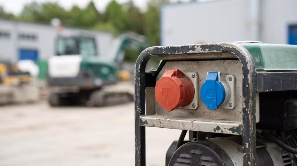 Generator salg til backup og byggestrøm