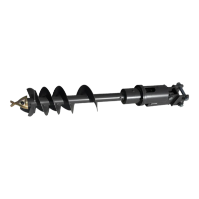 Hydraulisk pælebor til minigraver 1–1,8 t – 1200 × 250 mm