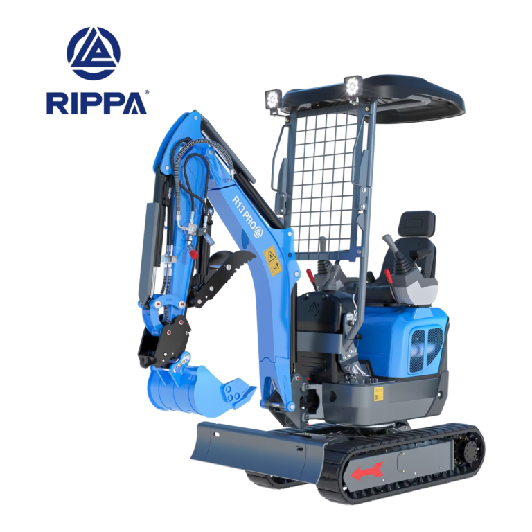 Minigraver Rippa R13 PRO - Kubota motor - 1300 kg