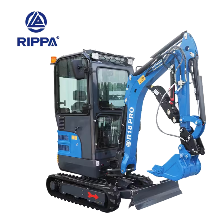 Minigraver Rippa R18 Pro med kabine